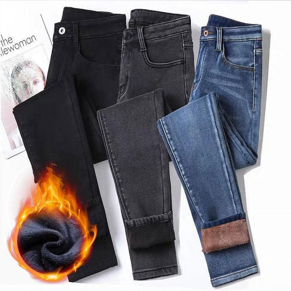 Jeans thermique pour femme